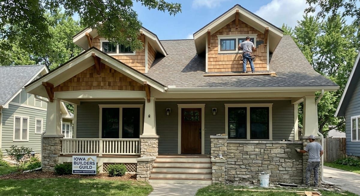 Expert workmanship residential property by Des Moines Home Siding